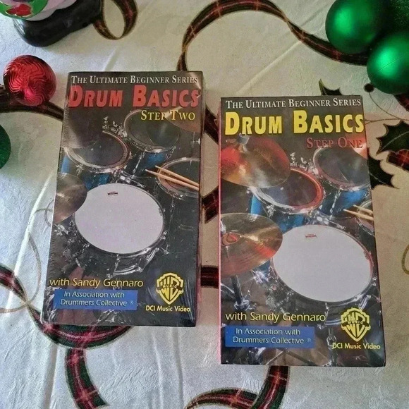 Drums Basics the ultimate beginner series Step one step two VHS new with tag - Picture 7 of 7